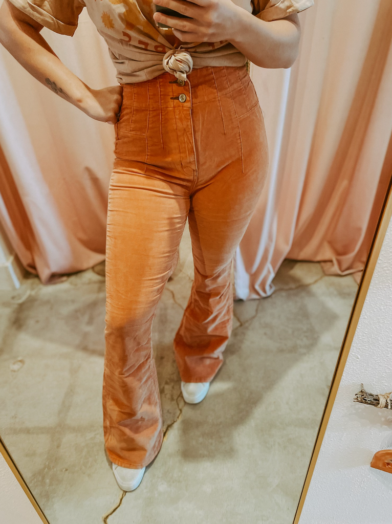 Buy Free People Sky Rider Straight-leg Pants By - Rosebloom At 45