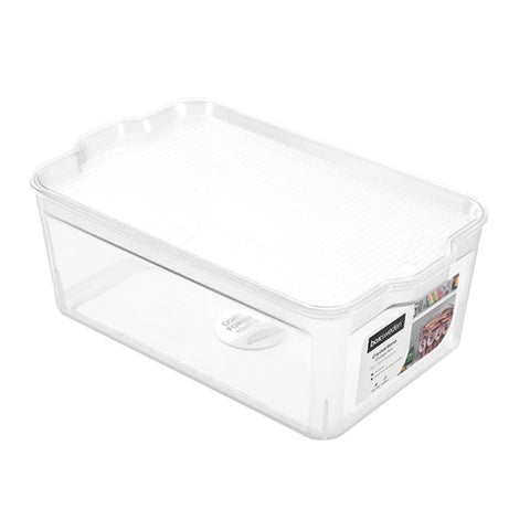 Crystal Storage Container With Lid Medium 36x27x14cm