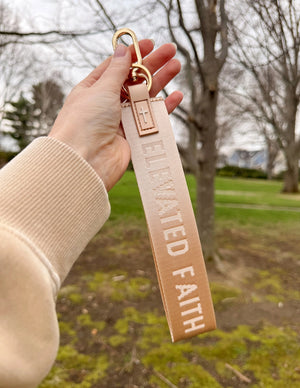 Elevated Faith Keychain - Boho Luxe Boutique
