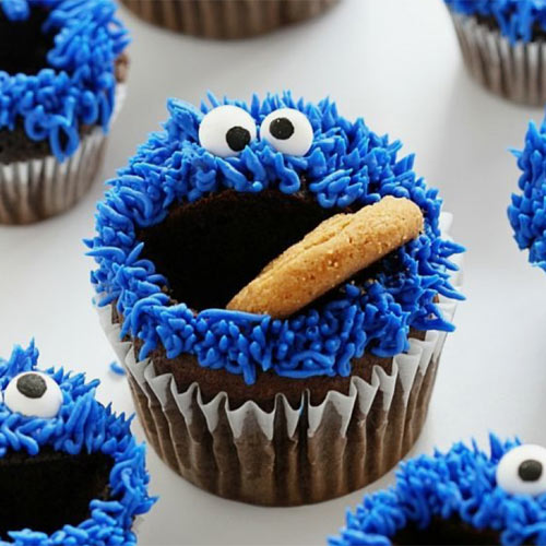 Cookie Monster Cupcakes Free Dubai Delivery Buy Cupcakes Online The Perfect Gift Dubai