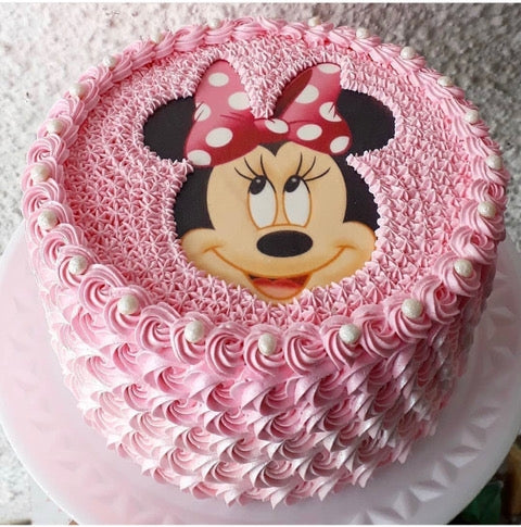 Pastel rosa de Minnie Mouse - Ordene en línea ahora - ¡Entrega al día  siguiente! – The Perfect Gift® Dubái