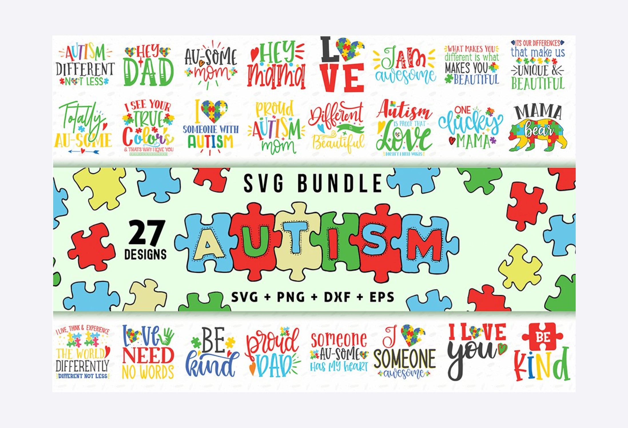 Download Autism Bundle Svg The Vinyl Repository