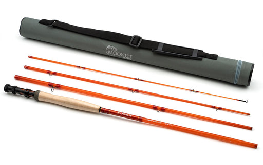 3wt Moonlit Lunar S-GLASS Fiberglass Fly Rod with case — Leland