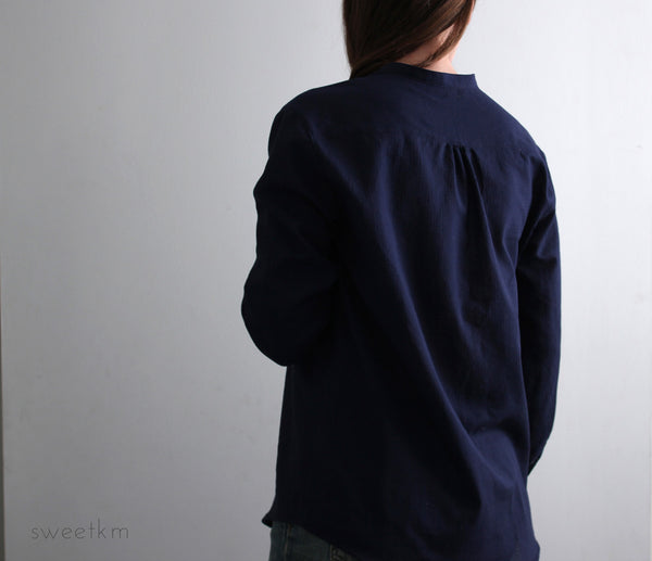PDF sewing pattern minimalist shirt for women