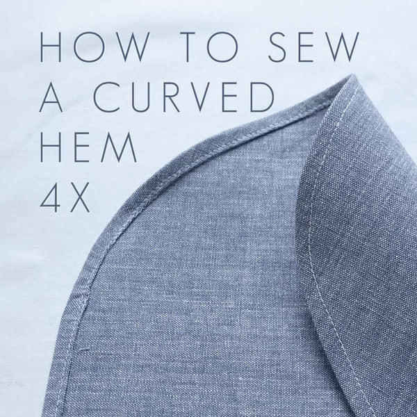 How to sew a curved hem tutorial