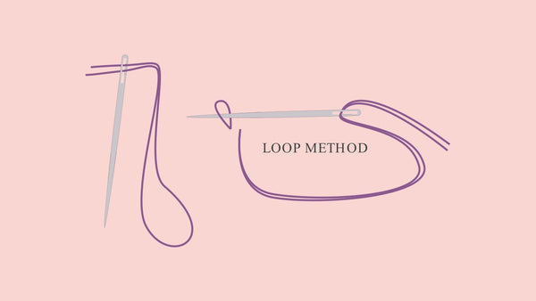 start your embroidery thread without a knot