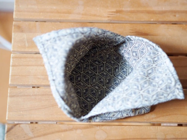 Tsuno Tie Bag PDF sewing Pattern and video tutorial - project bag - bento bag pattern - azuma bukuro