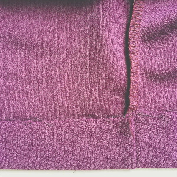blind hem on knit fabric - sewing knits by hand