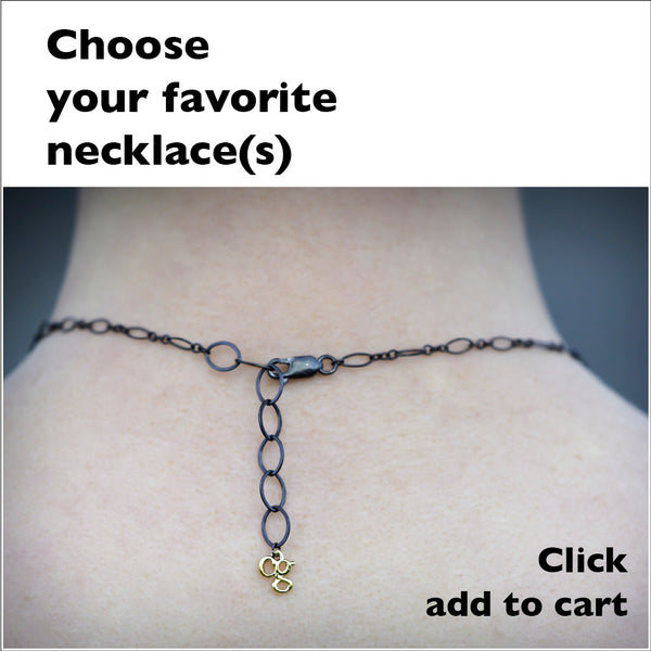 choose your favorite necklace and add to cart, back of necklace design