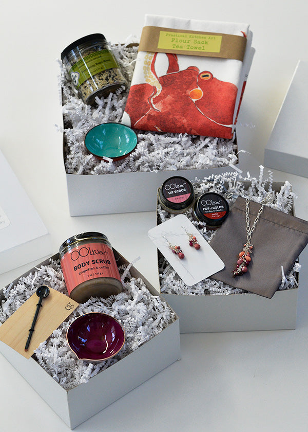 mama bear gift sets for mothers day featuring handcrafted art for home and body by 4 Seattle artists