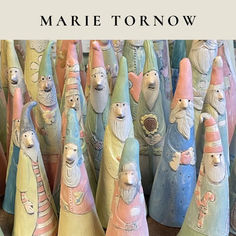 Marie Tornow - ceramic christmas wizards