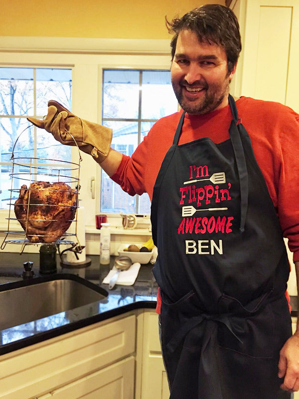 ben cooking whole chicken