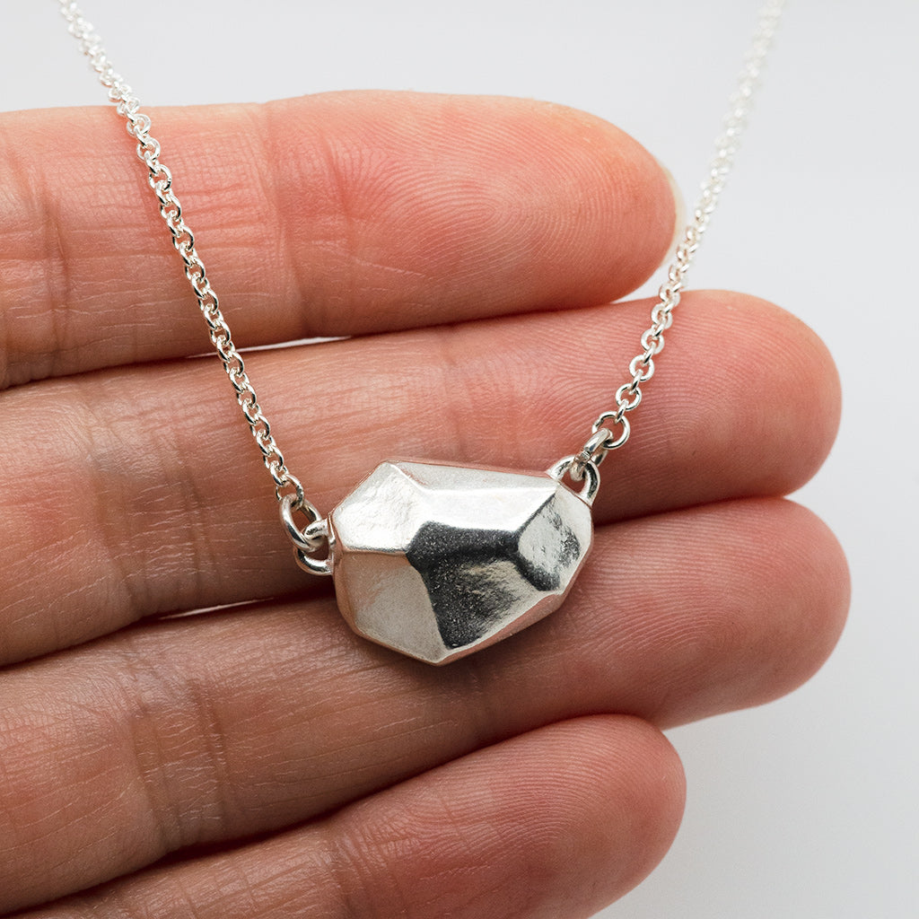 Amplified Strength Necklace - Diamond Rock Necklace - CG Sculpture and  Jewelry