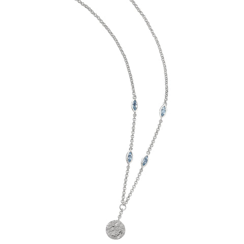 Blue Topaz Necklace | Sterling Silver Necklace | Gemstone Necklaces ...