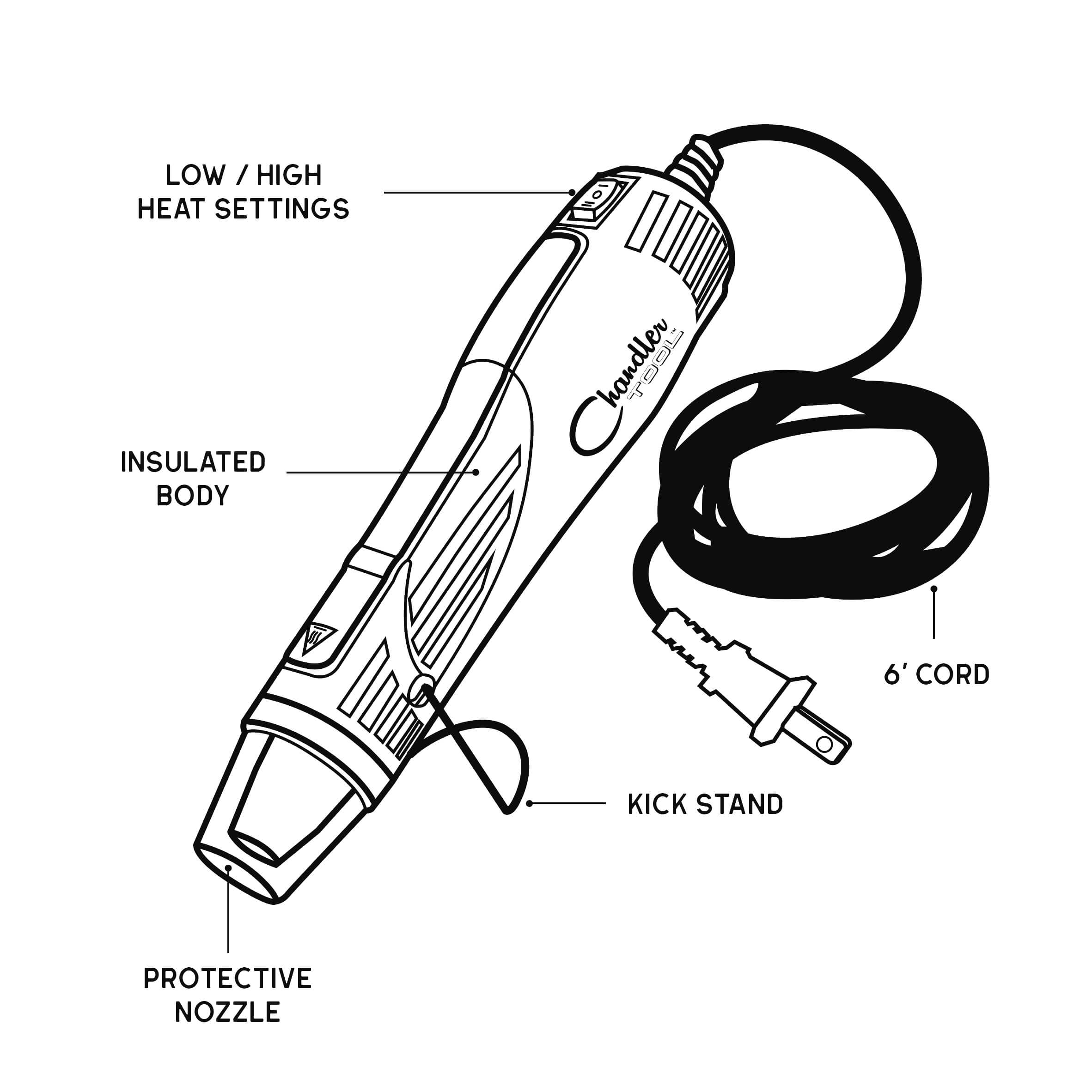 The CT100 Industrial Glue Gun – Chandlertools