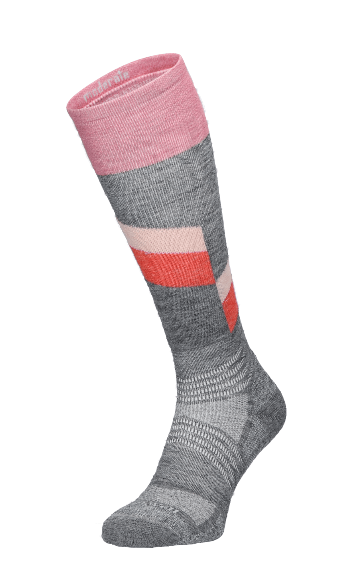 Sockwell Skisokken Dames Steep Medium Grijs  Stretch