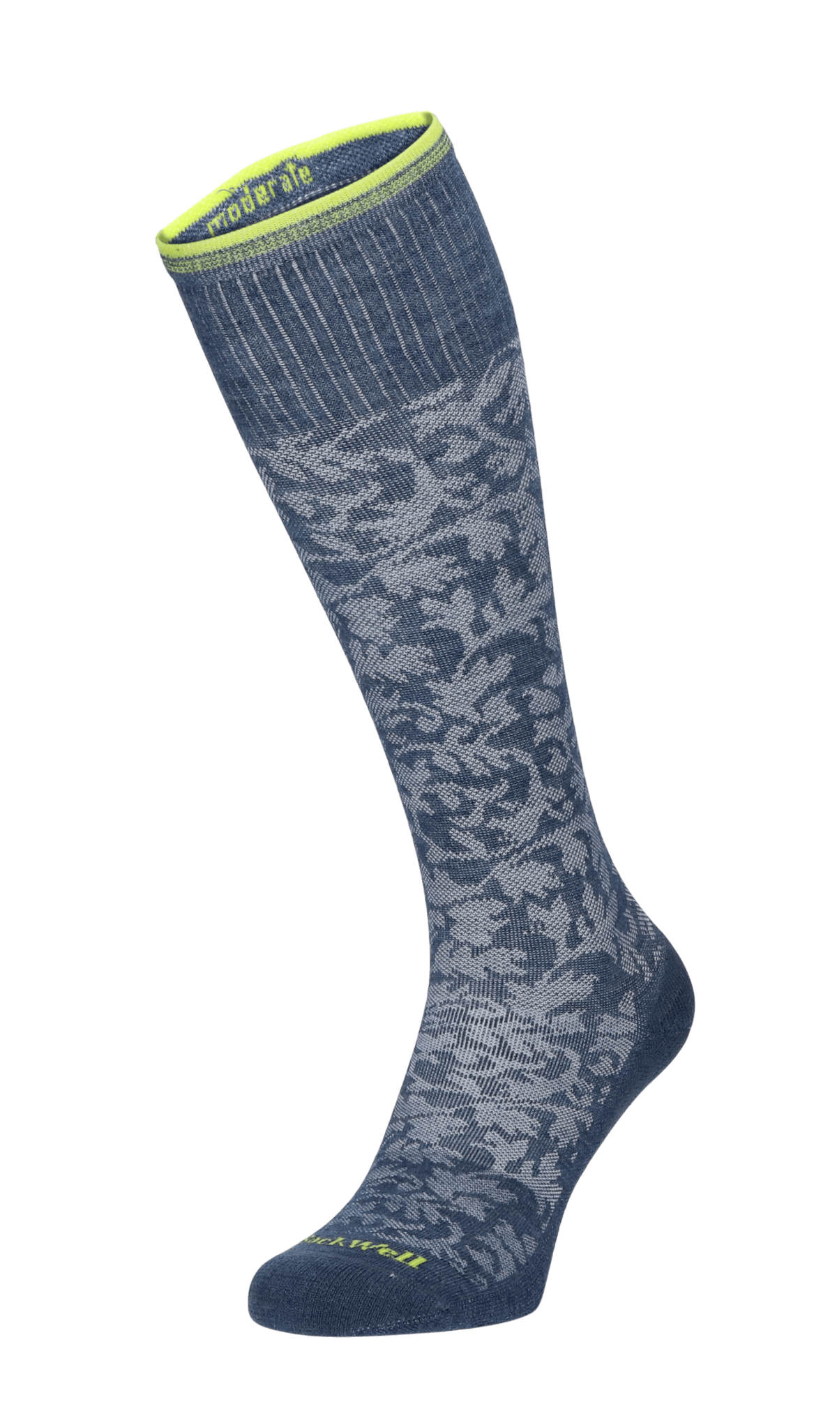 Sockwell Compressiesok Dames Damask Blauw  Stretch