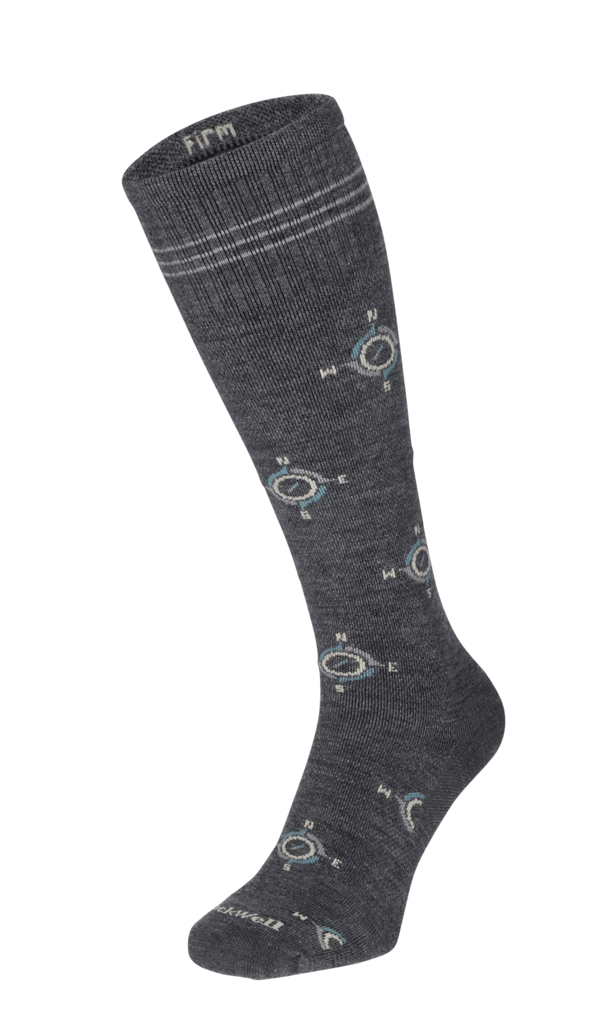 Sockwell Compressiesok Heren The Guide Grijs  Stretch