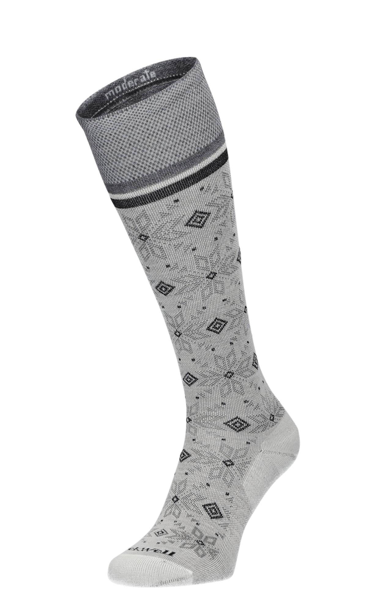 Sockwell Compressiesok Dames Winterland Grijs  Stretch