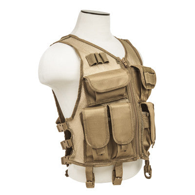 Mesh Tactical Vest - Tan – NcSTARoutlet.com