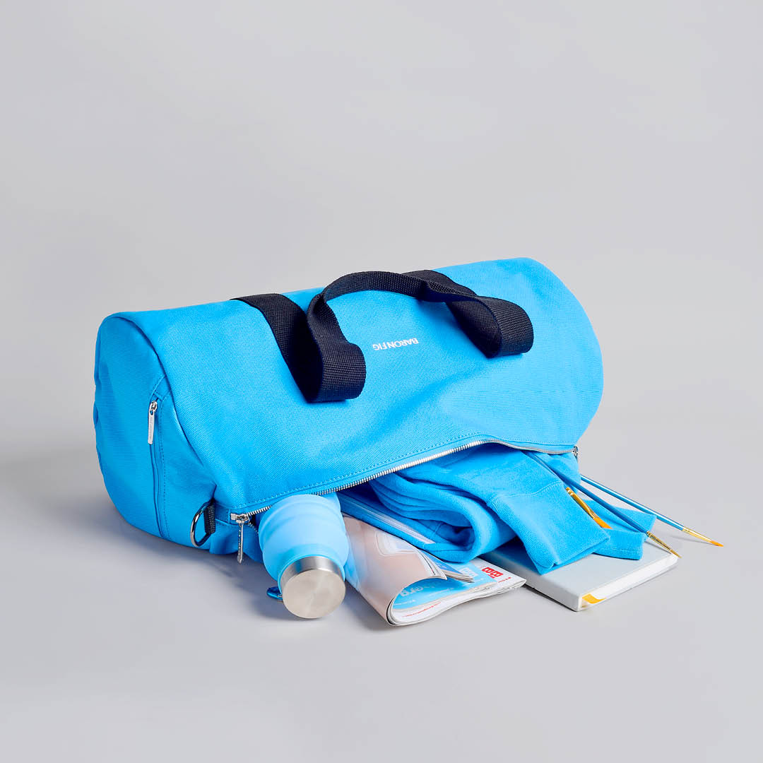 turquoise sports bag