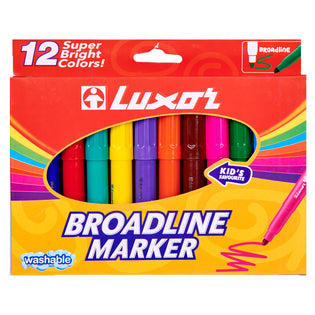 Feutre lavable Coloring Marker luxor , boîte de 06 علبة اقلام