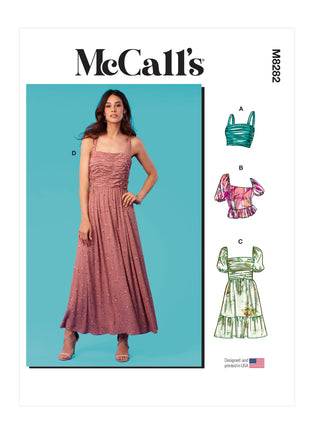 McCall's M7892 Misses' Tops and Dresses