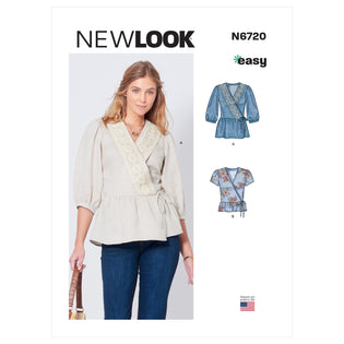 N6737, Misses' Jacket, Wrap Halter Top and Shorts