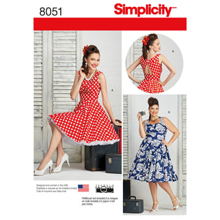 S2917, Simplicity Sewing Pattern Misses' & Plus Size Dresses