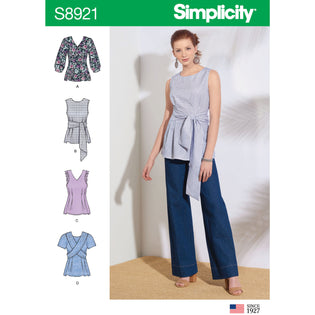 Womens Tops Sewing Pattern Simplicity S9334 Sizes 20W-28W New and Uncut  Pattern 