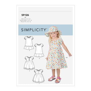 Simplicity Sewing Pattern 9246 Girls' Bridesmaids Dresses —   - Sewing Supplies