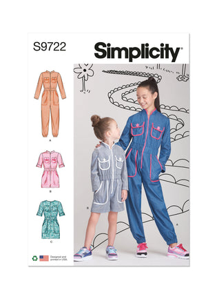 Simplicity Pattern 8105 Child's and Girls' Knit Tunics and Leggings –  Lincraft New Zealand