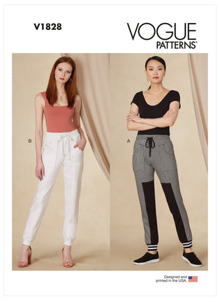 B6845, Misses' & Women's Tapered Pants