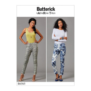 B6845, Misses' & Women's Tapered Pants