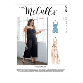 McCall's M8047 - Jumpsuit and Romper, Adult Dressmaking