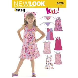 Newlook Pattern 6538 Child's Knit Leggings and Dresses – Lincraft