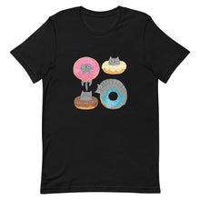 Load image into Gallery viewer, Donut Kitties cotton unisex t-shirt

