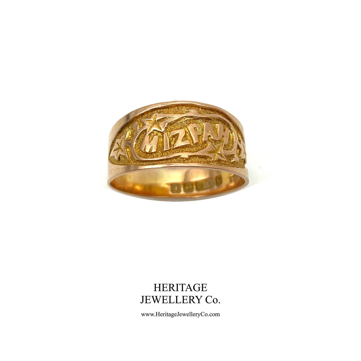 Antique Gold Mizpah Ring (c. 1918)