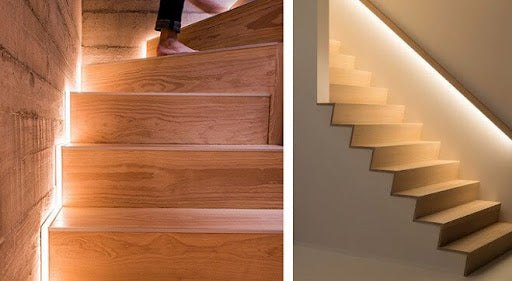 Juego de tiras LED para iluminación de escaleras