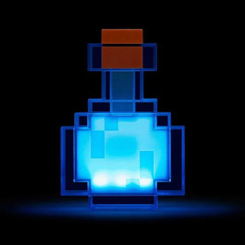 Minecraft 8 Colors Night Light Potion Bottle Torch 3