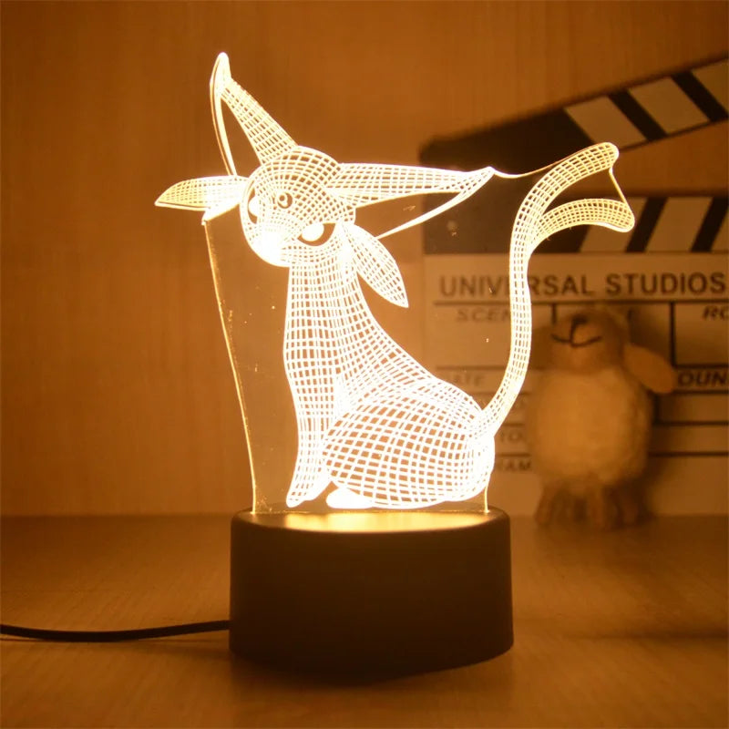 Pokemon Pikachu LED 3D Night Light 30