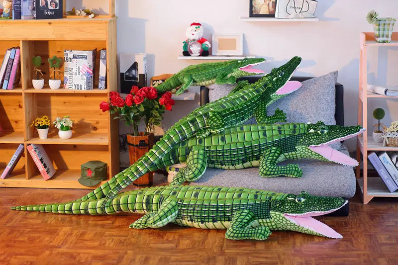 Realistic Alligator Crocodile Stuffed Animal Toy 7