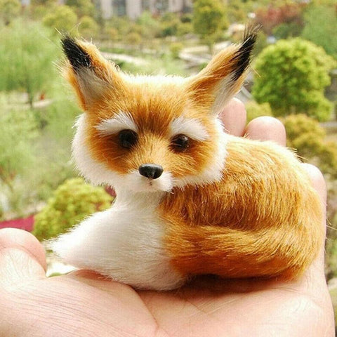 Realistic Fox Plush Stuffed Toy - Furvenzy
