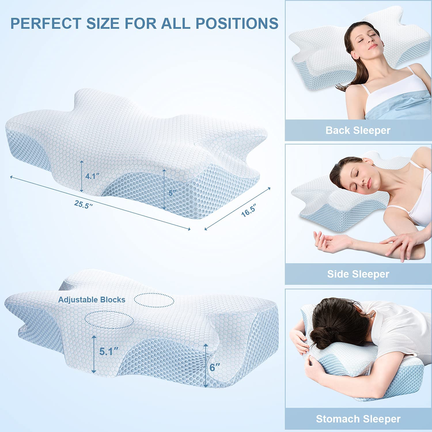 contour pillow for back pain