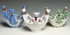 Hand made ceramic friendship bowl