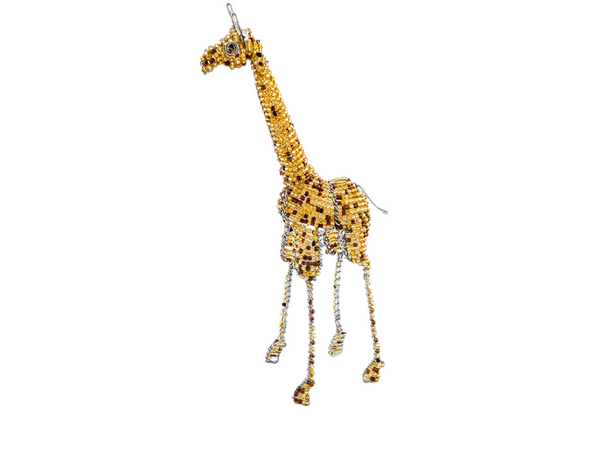 Khutsala™ Artisans African Beaded Animal Keychains | Fair Trade and Handmade Keychains Hippo