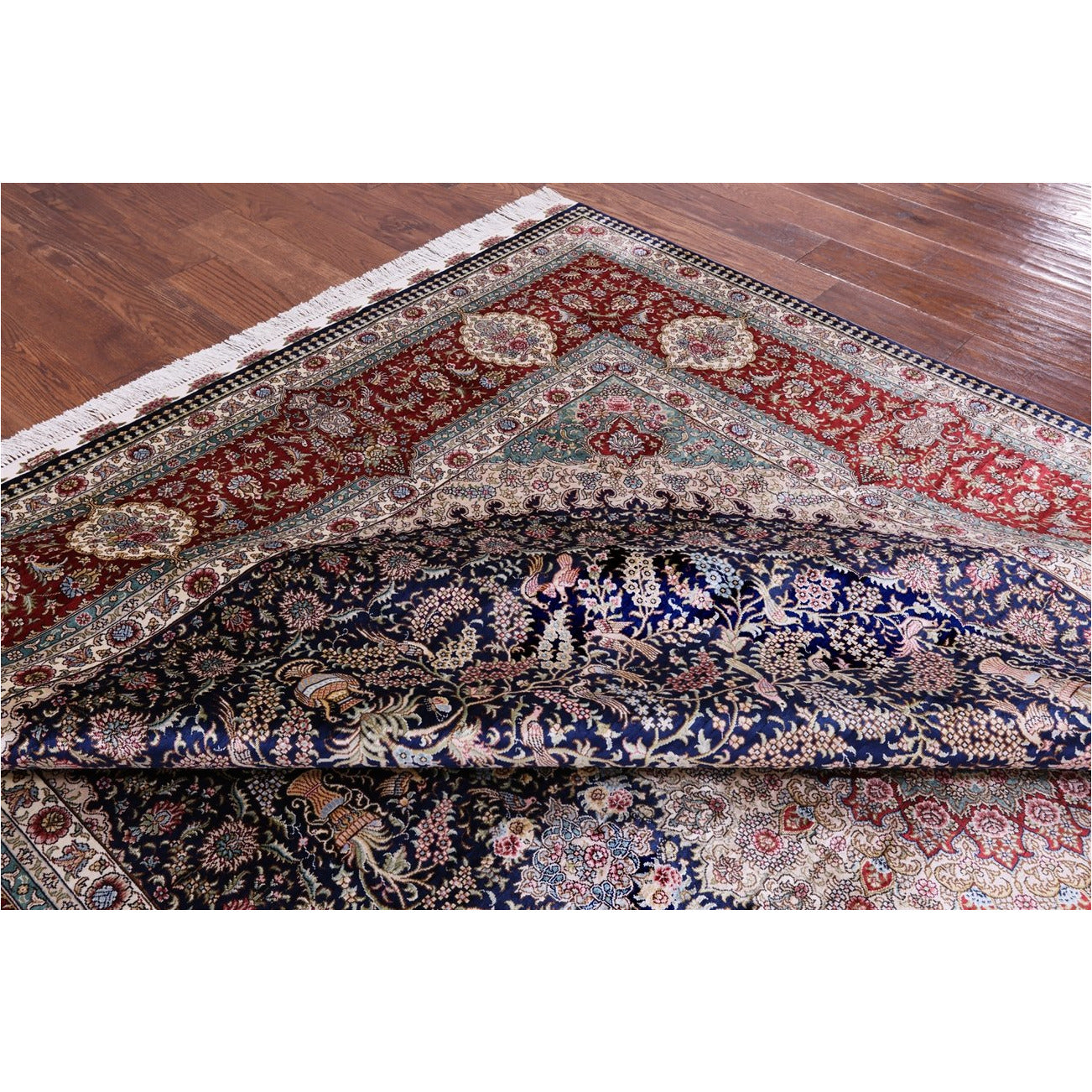 Manhattan Rugs High End Persian 100% Silk Hand Knotted Rug 8' 0