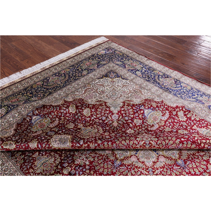 Manhattan Rugs High End Persian 100% Silk Hand Knotted Rug 8' 0