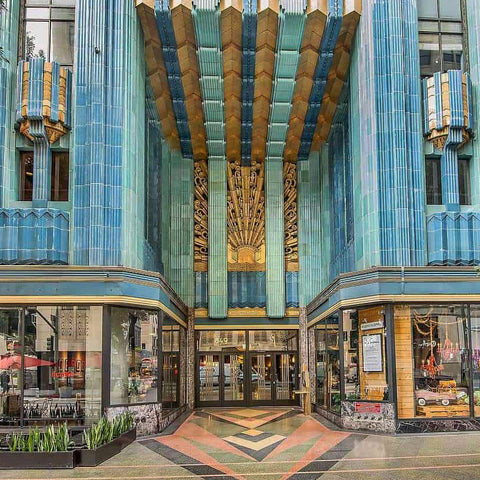 Eastern Columbia Building entrance