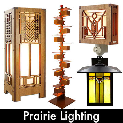 Frank Lloyd Wright & Prairie Lighting